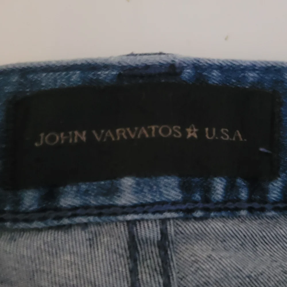 John Varvatos Bowery Slim Straight Jeans Blue Denim Size 33X29